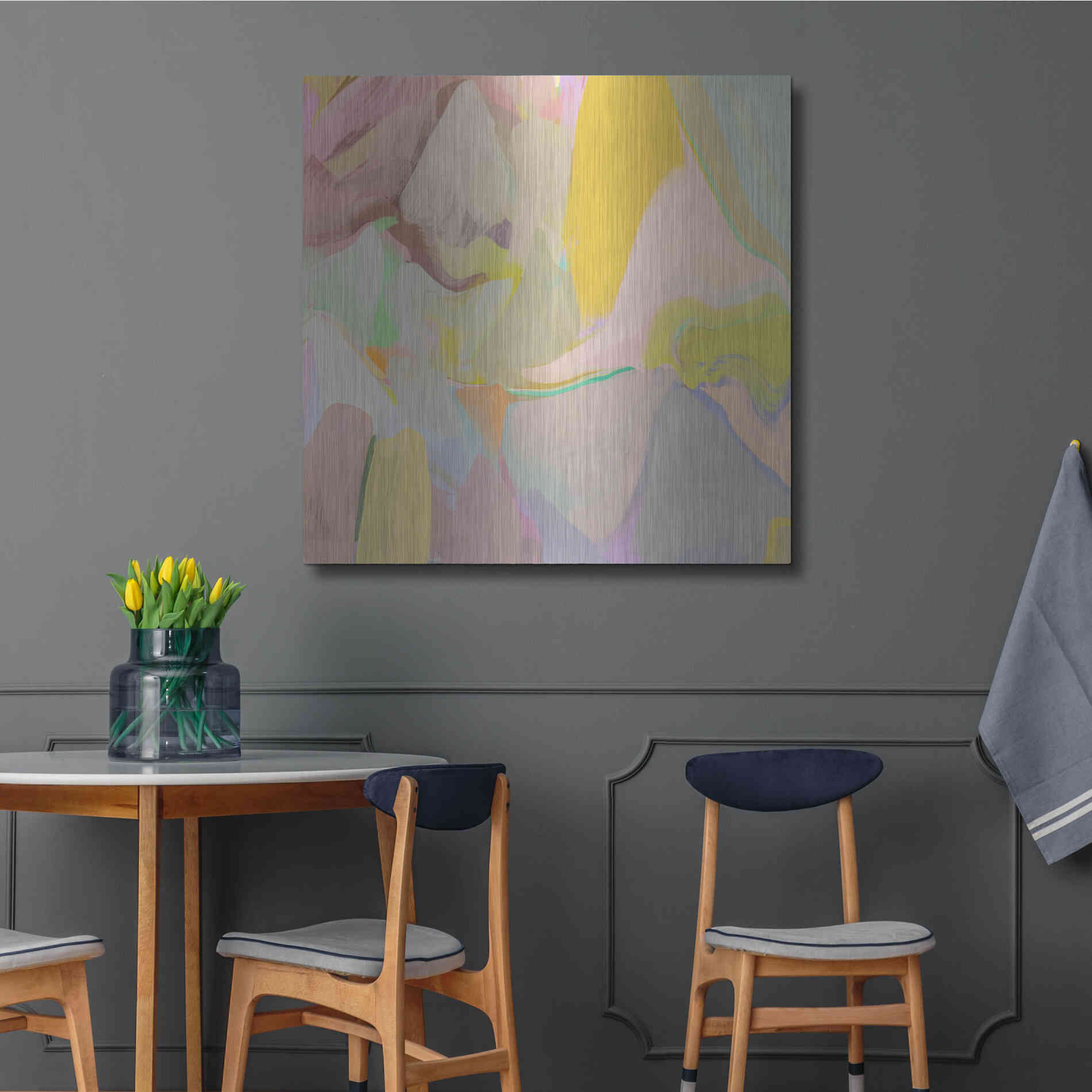 Luxe Metal Art 'Sunny City' by Irena Orlov, Metal Wall Art,36x36