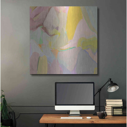 Luxe Metal Art 'Sunny City' by Irena Orlov, Metal Wall Art,36x36