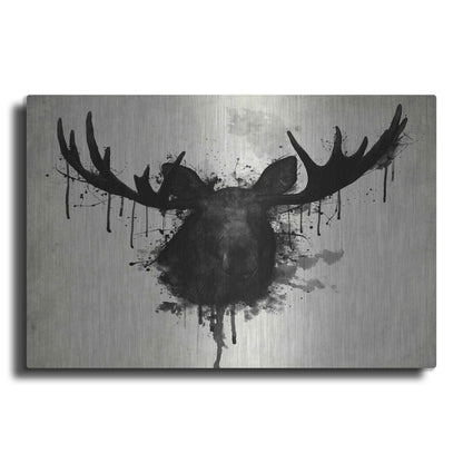 Luxe Metal Art 'Moose' by Nicklas Gustafsson, Metal Wall Art