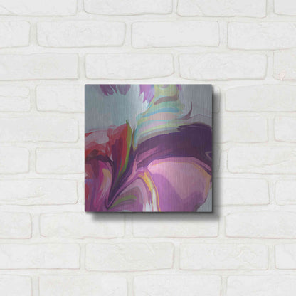 Luxe Metal Art 'Desert Mirage 23' by Irena Orlov, Metal Wall Art,12x12