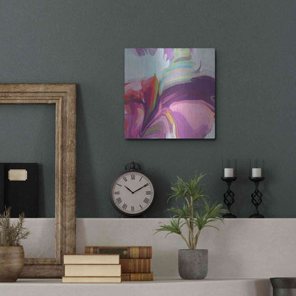 Luxe Metal Art 'Desert Mirage 23' by Irena Orlov, Metal Wall Art,12x12