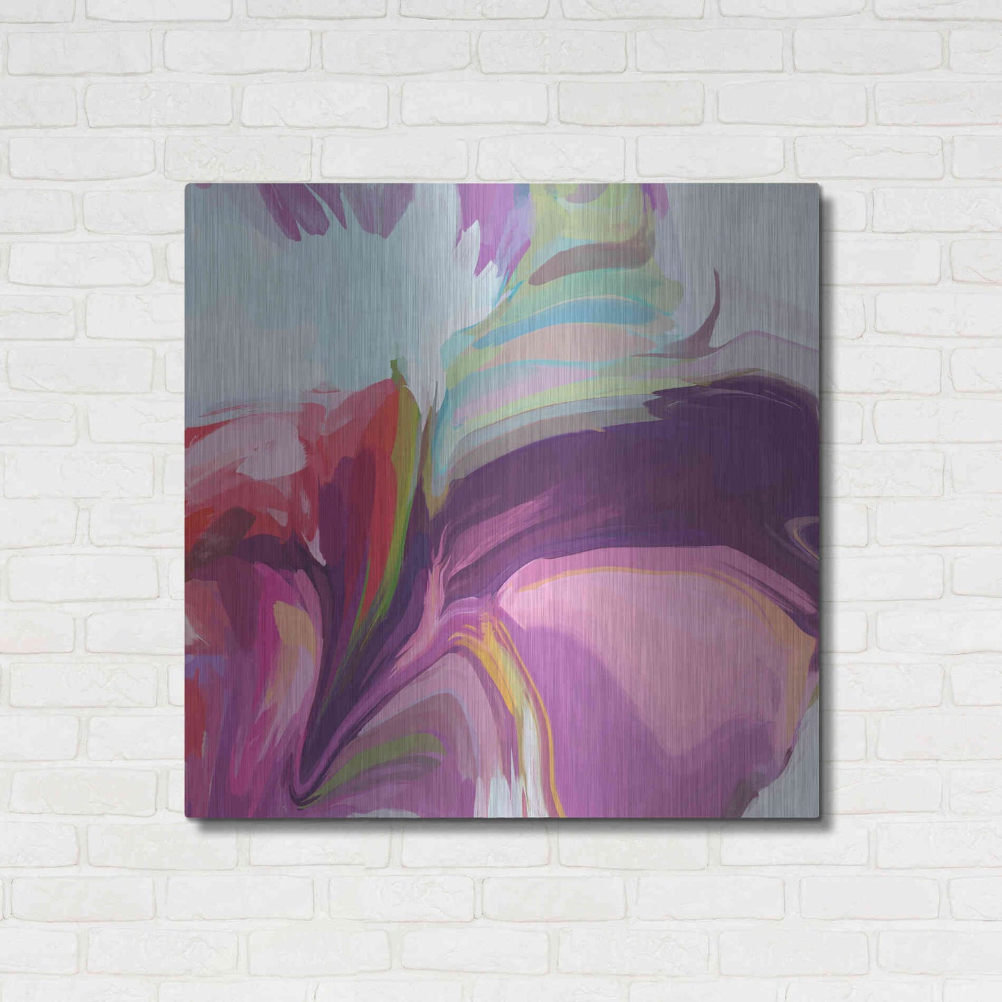 Luxe Metal Art 'Desert Mirage 23' by Irena Orlov, Metal Wall Art,36x36