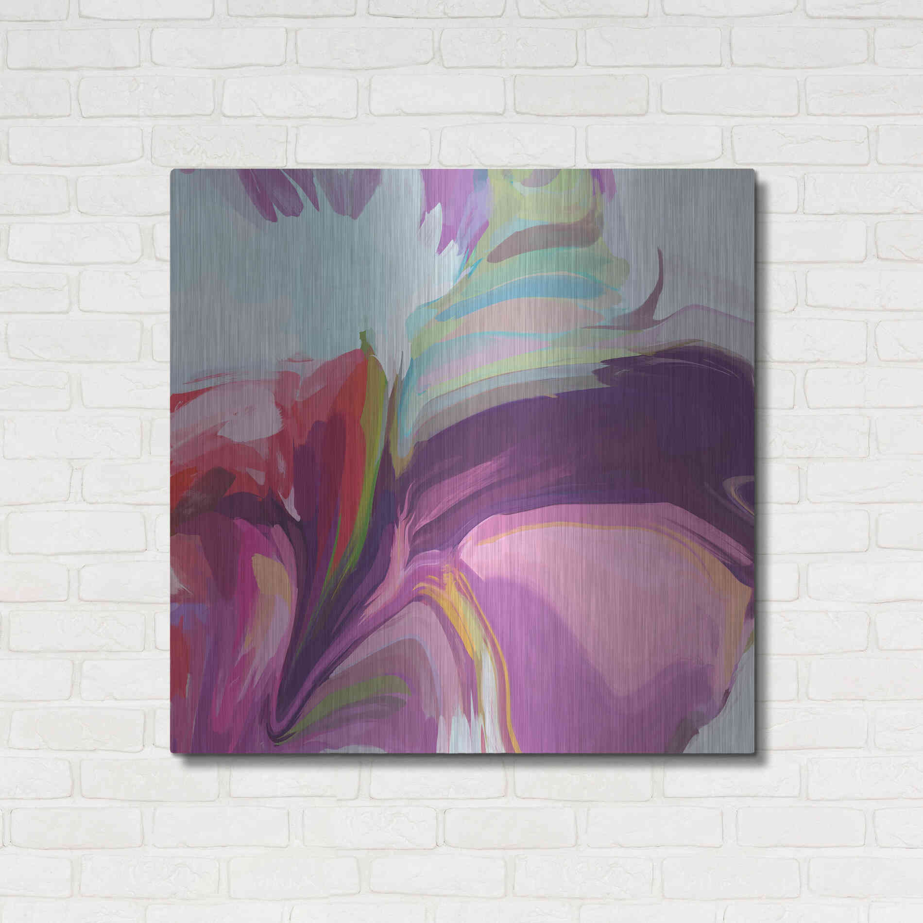 Luxe Metal Art 'Desert Mirage 23' by Irena Orlov, Metal Wall Art,36x36