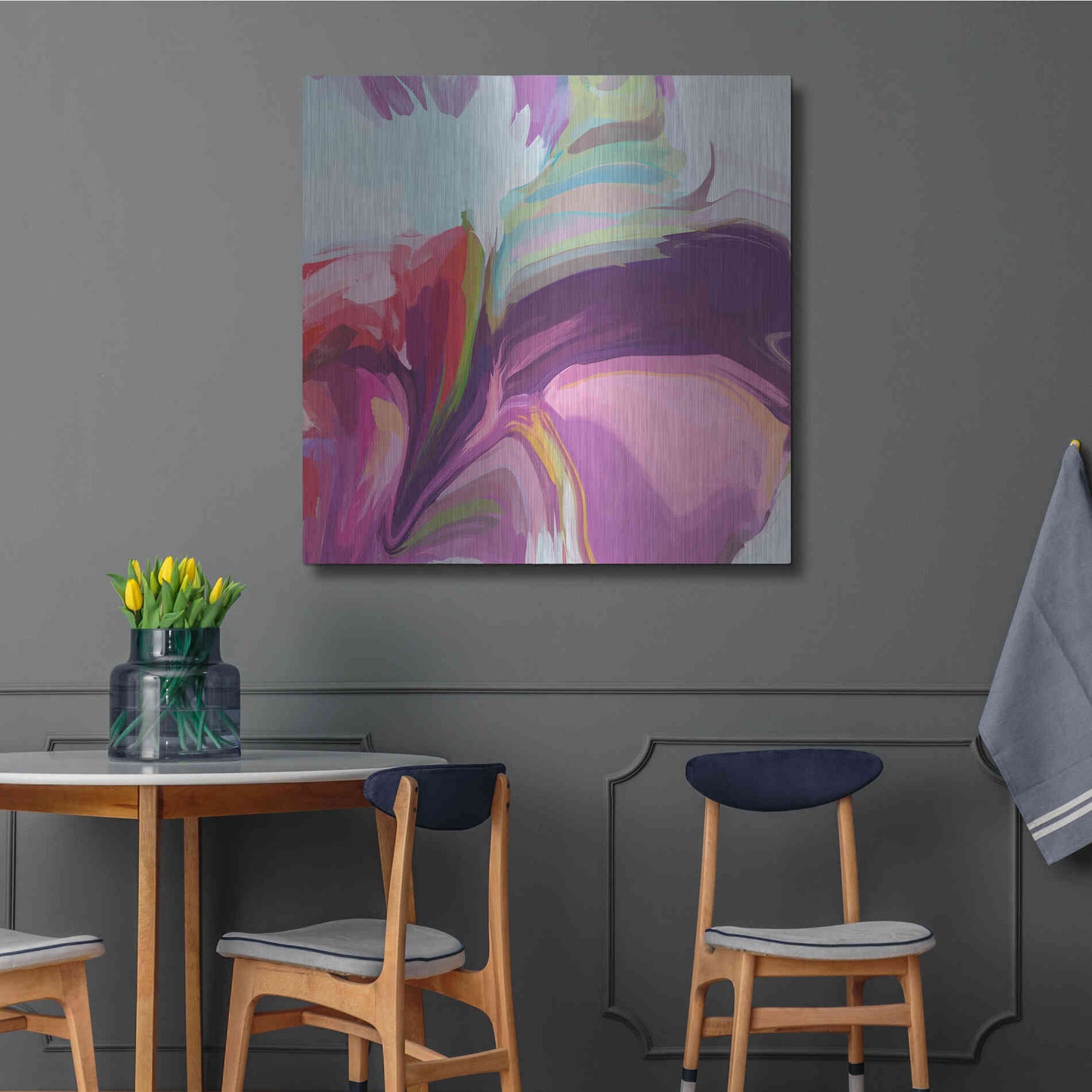 Luxe Metal Art 'Desert Mirage 23' by Irena Orlov, Metal Wall Art,36x36