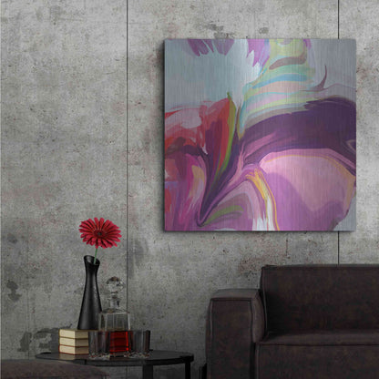 Luxe Metal Art 'Desert Mirage 23' by Irena Orlov, Metal Wall Art,36x36