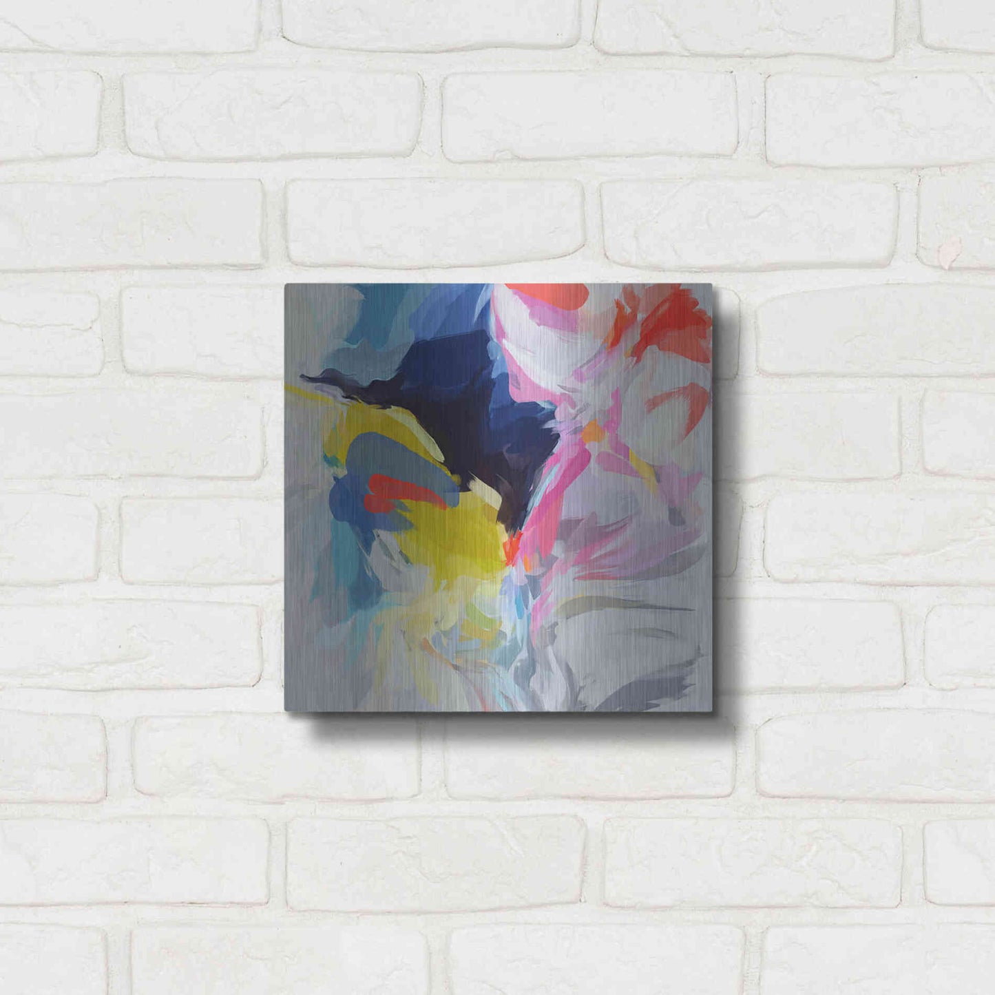 Luxe Metal Art 'Divine Potential 3' by Irena Orlov, Metal Wall Art,12x12