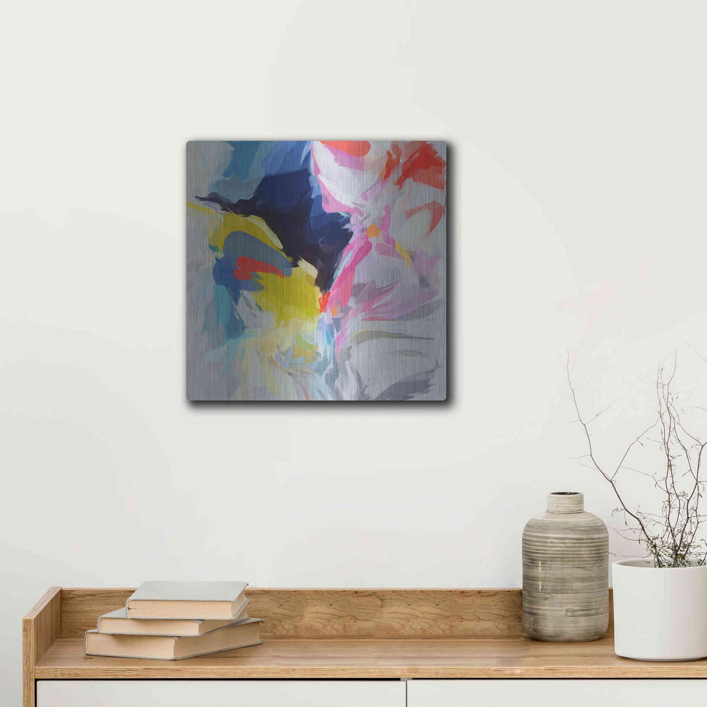 Luxe Metal Art 'Divine Potential 3' by Irena Orlov, Metal Wall Art,12x12