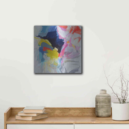 Luxe Metal Art 'Divine Potential 3' by Irena Orlov, Metal Wall Art,12x12