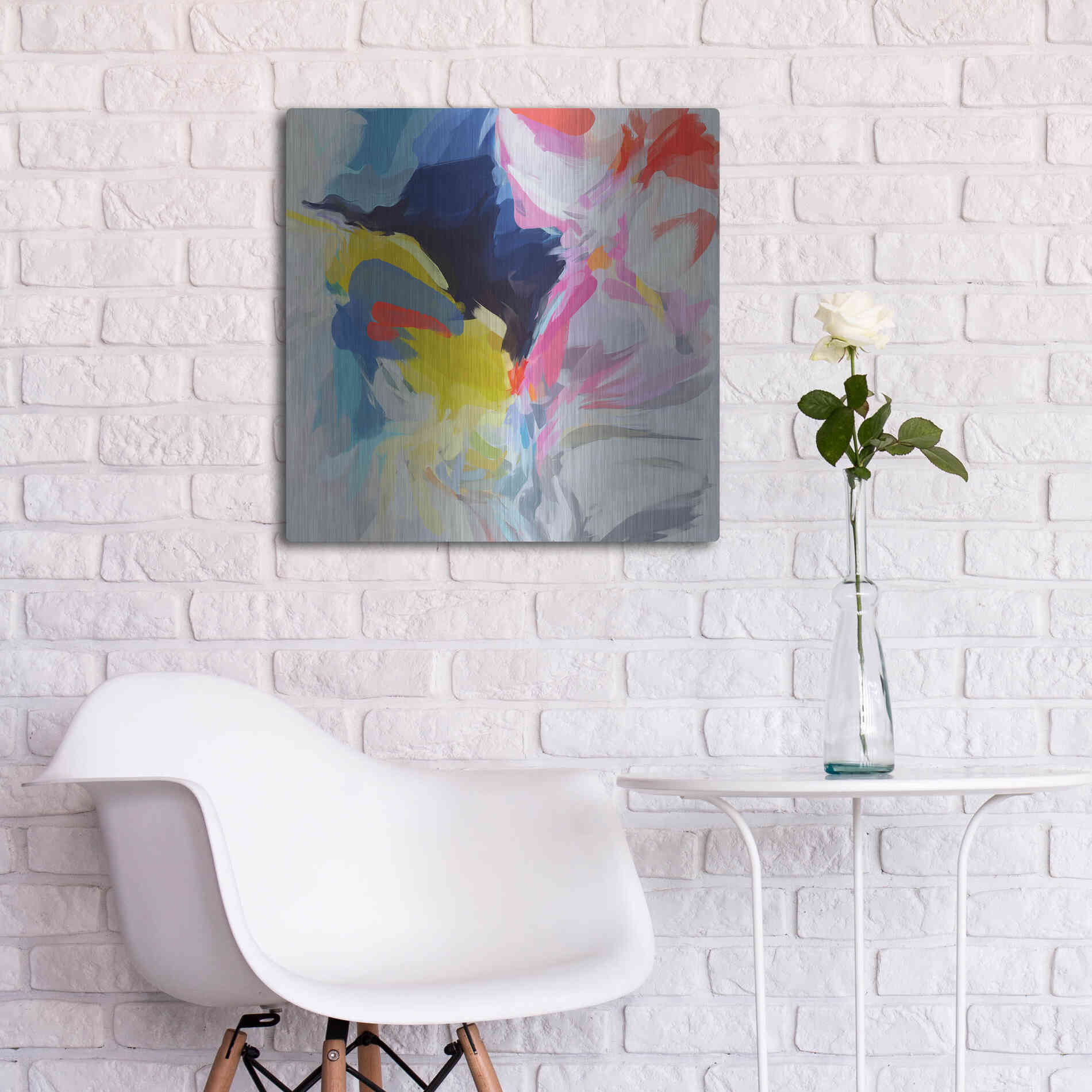 Luxe Metal Art 'Divine Potential 3' by Irena Orlov, Metal Wall Art,24x24