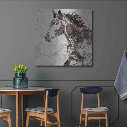 Luxe Metal Art 'Galloping Horse 2' by Irena Orlov, Metal Wall Art,36x36
