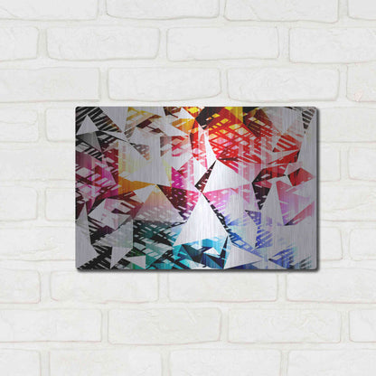 Luxe Metal Art 'City Lights 4' by Irena Orlov, Metal Wall Art,16x12