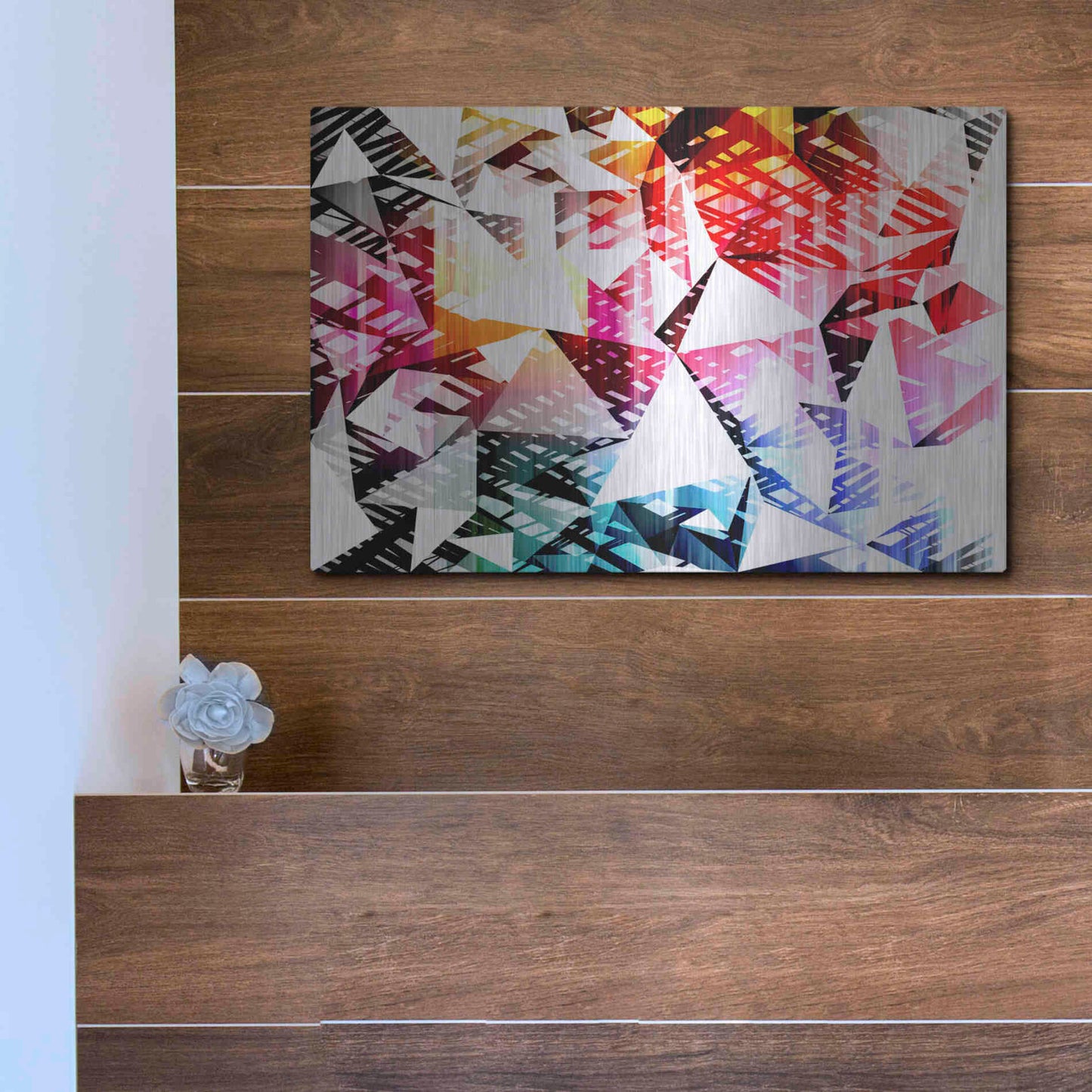 Luxe Metal Art 'City Lights 4' by Irena Orlov, Metal Wall Art,16x12