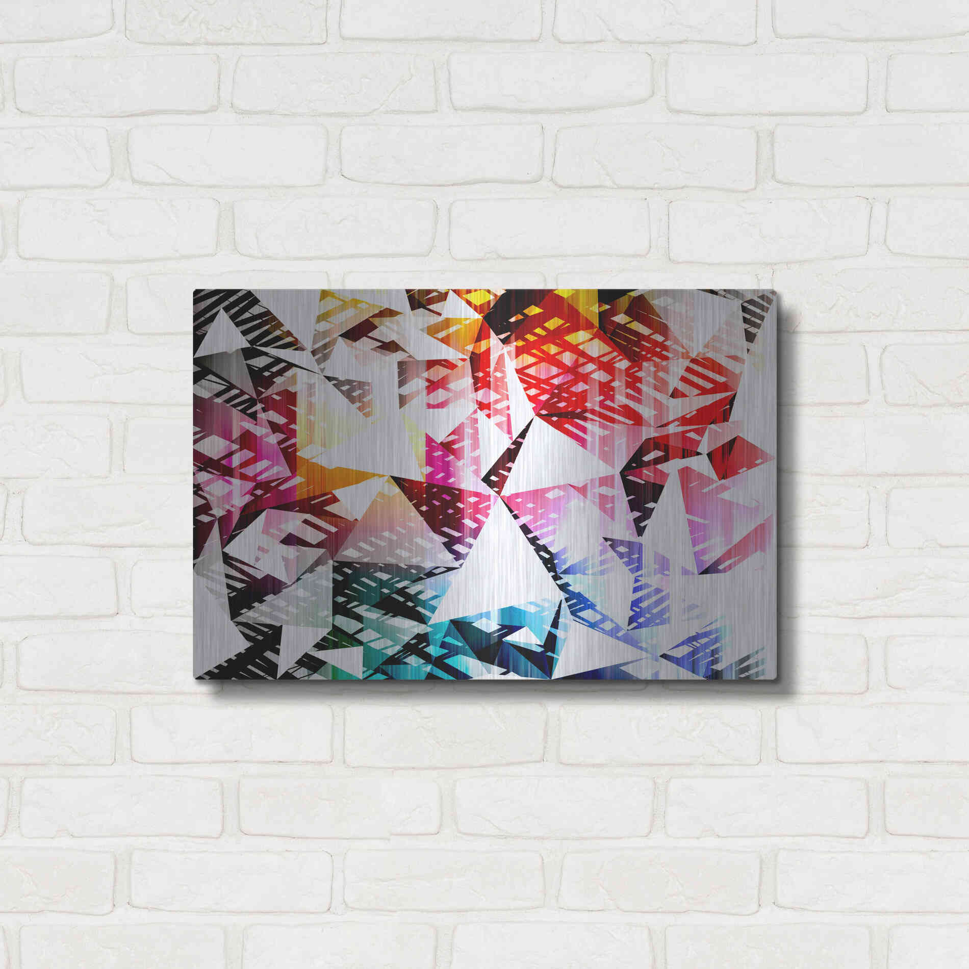 Luxe Metal Art 'City Lights 4' by Irena Orlov, Metal Wall Art,24x16