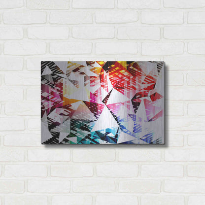 Luxe Metal Art 'City Lights 4' by Irena Orlov, Metal Wall Art,24x16