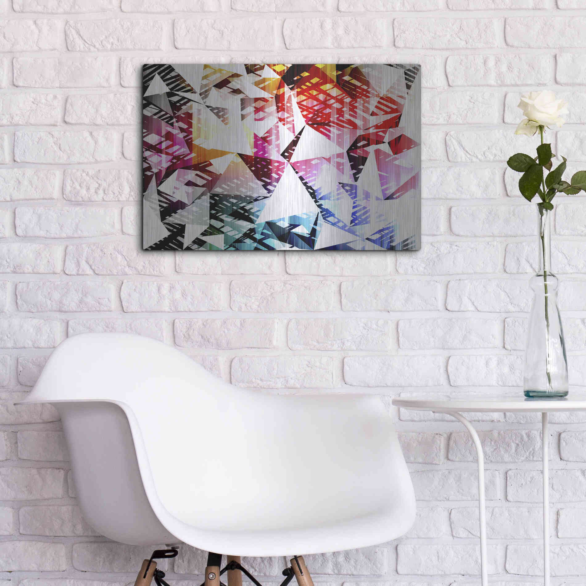 Luxe Metal Art 'City Lights 4' by Irena Orlov, Metal Wall Art,24x16