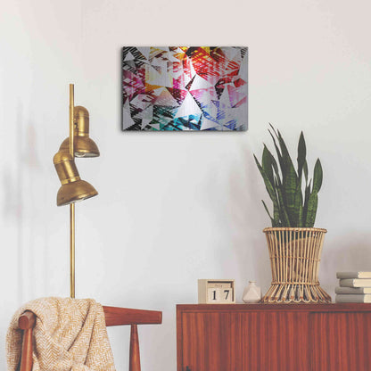 Luxe Metal Art 'City Lights 4' by Irena Orlov, Metal Wall Art,24x16