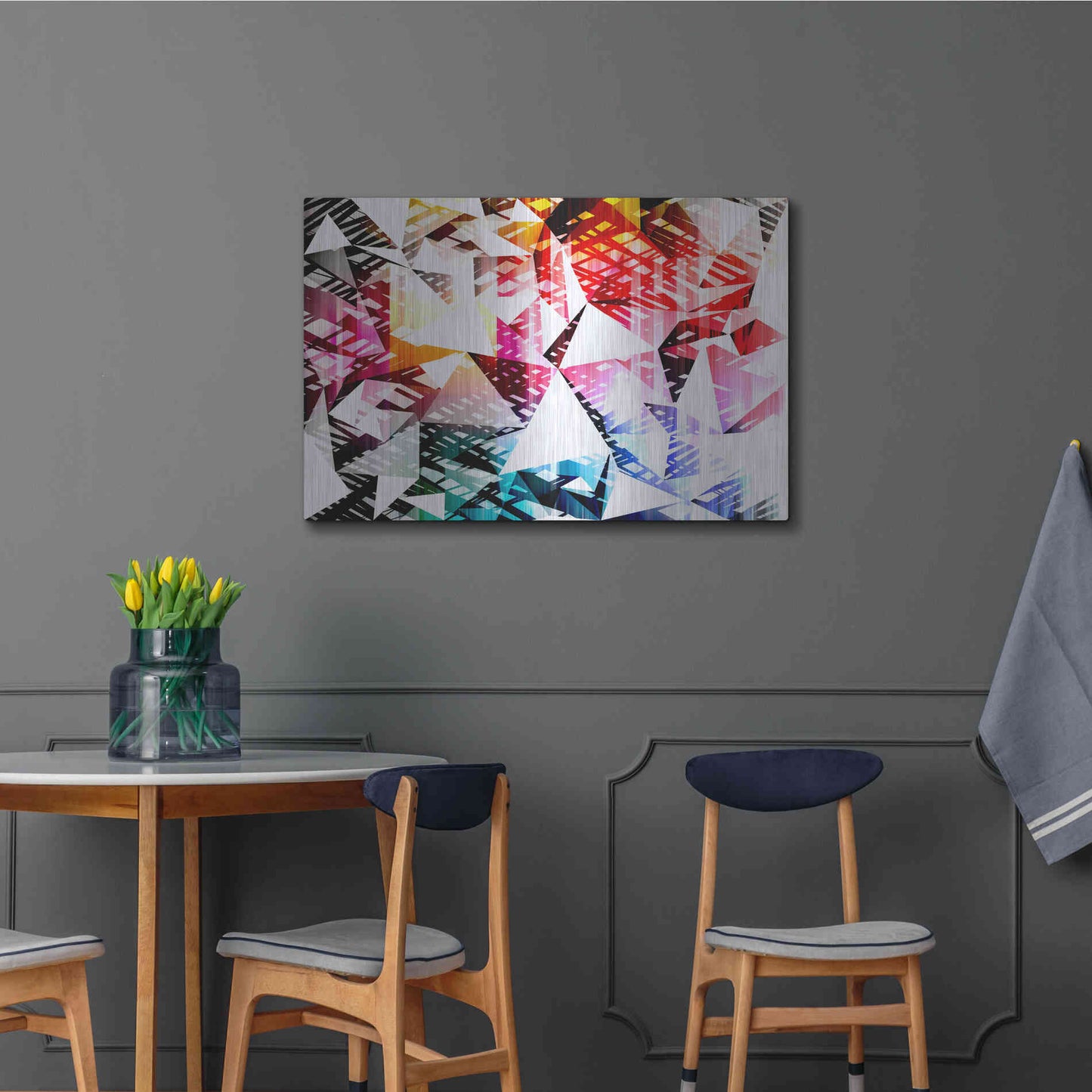 Luxe Metal Art 'City Lights 4' by Irena Orlov, Metal Wall Art,36x24