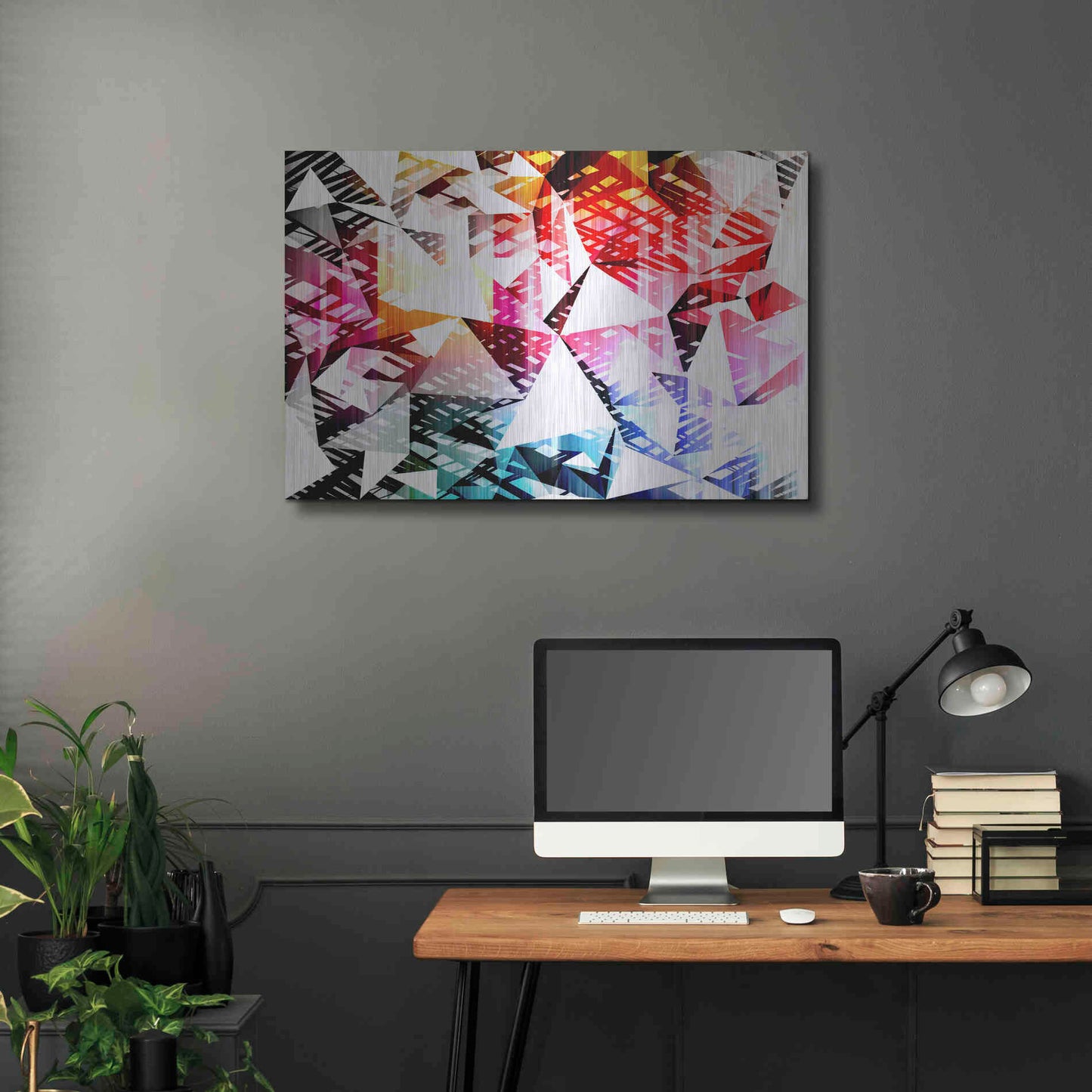 Luxe Metal Art 'City Lights 4' by Irena Orlov, Metal Wall Art,36x24