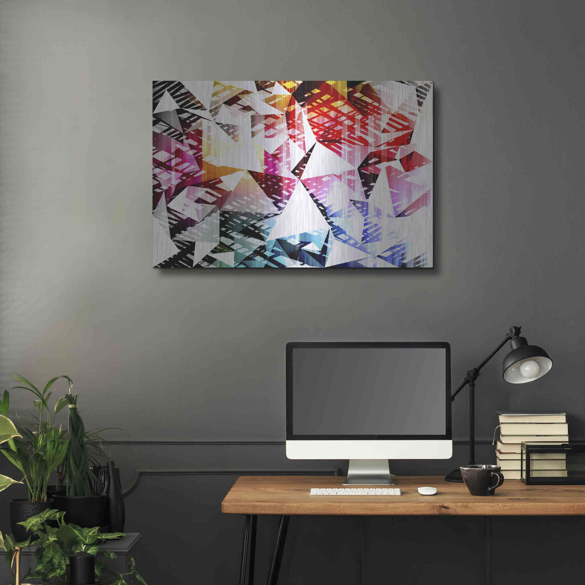 Luxe Metal Art 'City Lights 4' by Irena Orlov, Metal Wall Art,36x24