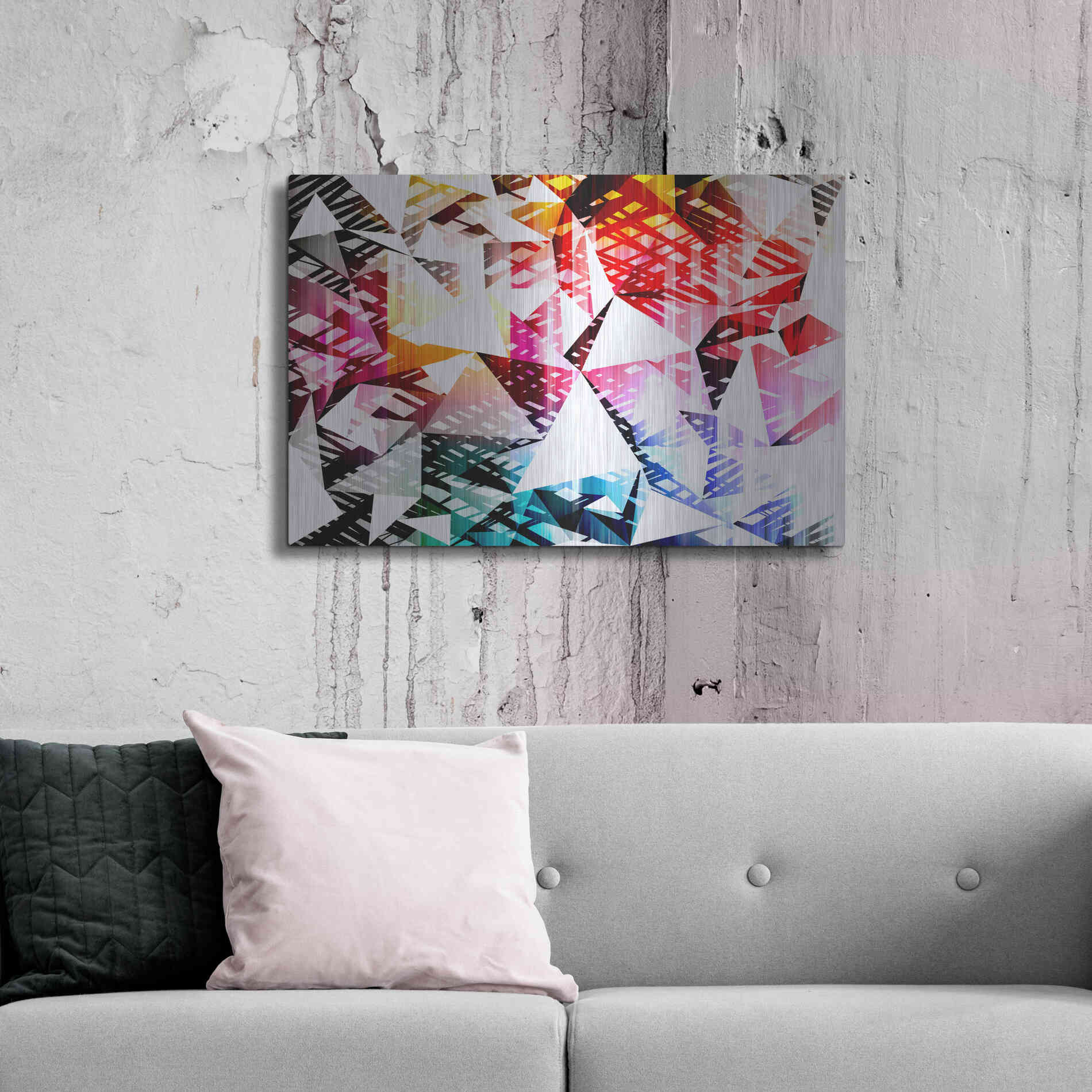 Luxe Metal Art 'City Lights 4' by Irena Orlov, Metal Wall Art,36x24