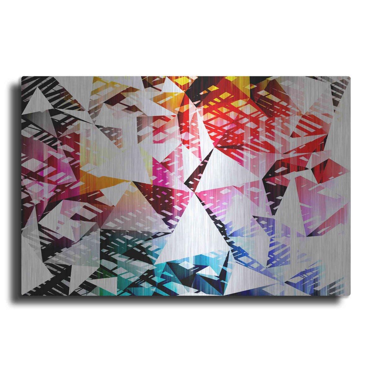 Luxe Metal Art 'City Lights 4' by Irena Orlov, Metal Wall Art