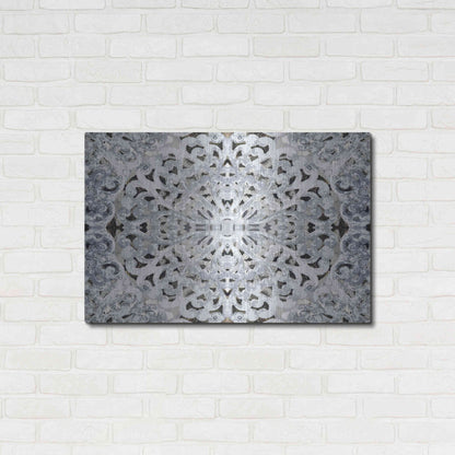 Luxe Metal Art 'Elegant Pattern 3' by Irena Orlov, Metal Wall Art,36x24