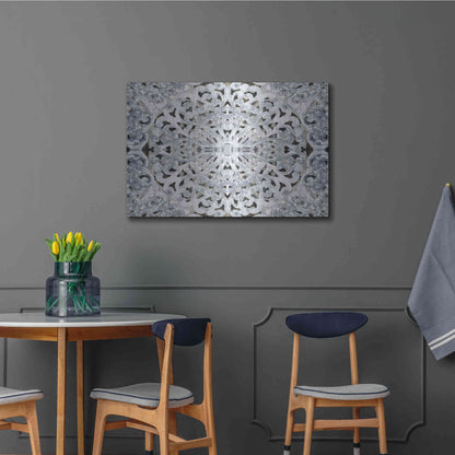 Luxe Metal Art 'Elegant Pattern 3' by Irena Orlov, Metal Wall Art,36x24