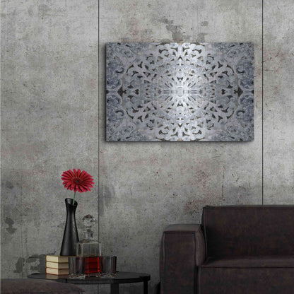 Luxe Metal Art 'Elegant Pattern 3' by Irena Orlov, Metal Wall Art,36x24
