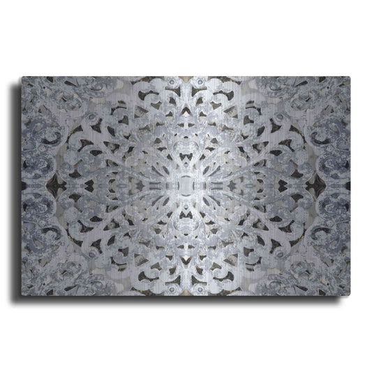 Luxe Metal Art 'Elegant Pattern 3' by Irena Orlov, Metal Wall Art