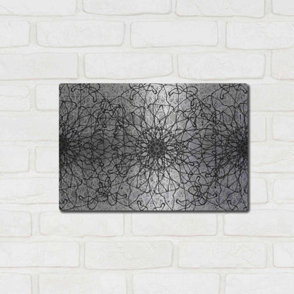 Luxe Metal Art 'Elegant Pattern 2' by Irena Orlov, Metal Wall Art,16x12