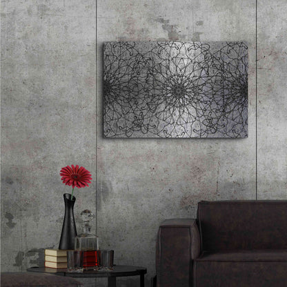 Luxe Metal Art 'Elegant Pattern 2' by Irena Orlov, Metal Wall Art,36x24