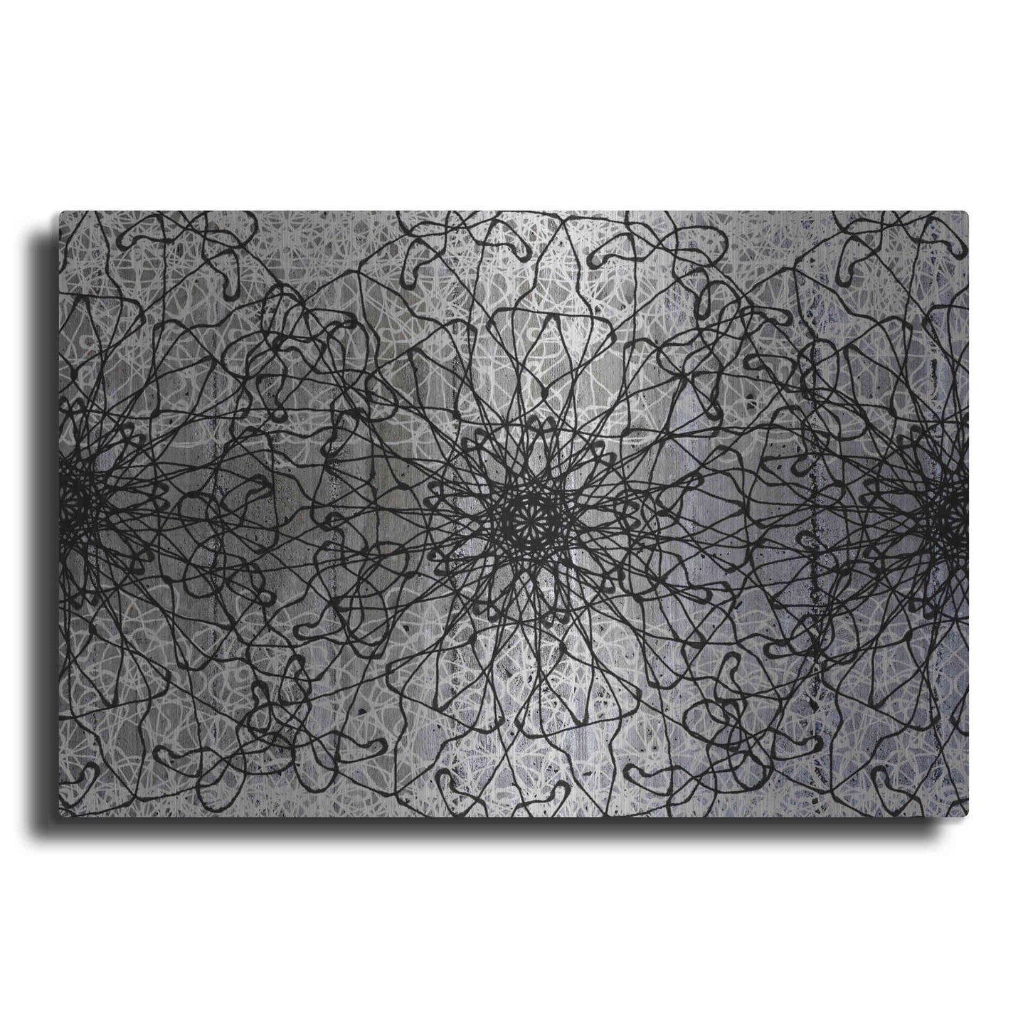 Luxe Metal Art 'Elegant Pattern 2' by Irena Orlov, Metal Wall Art