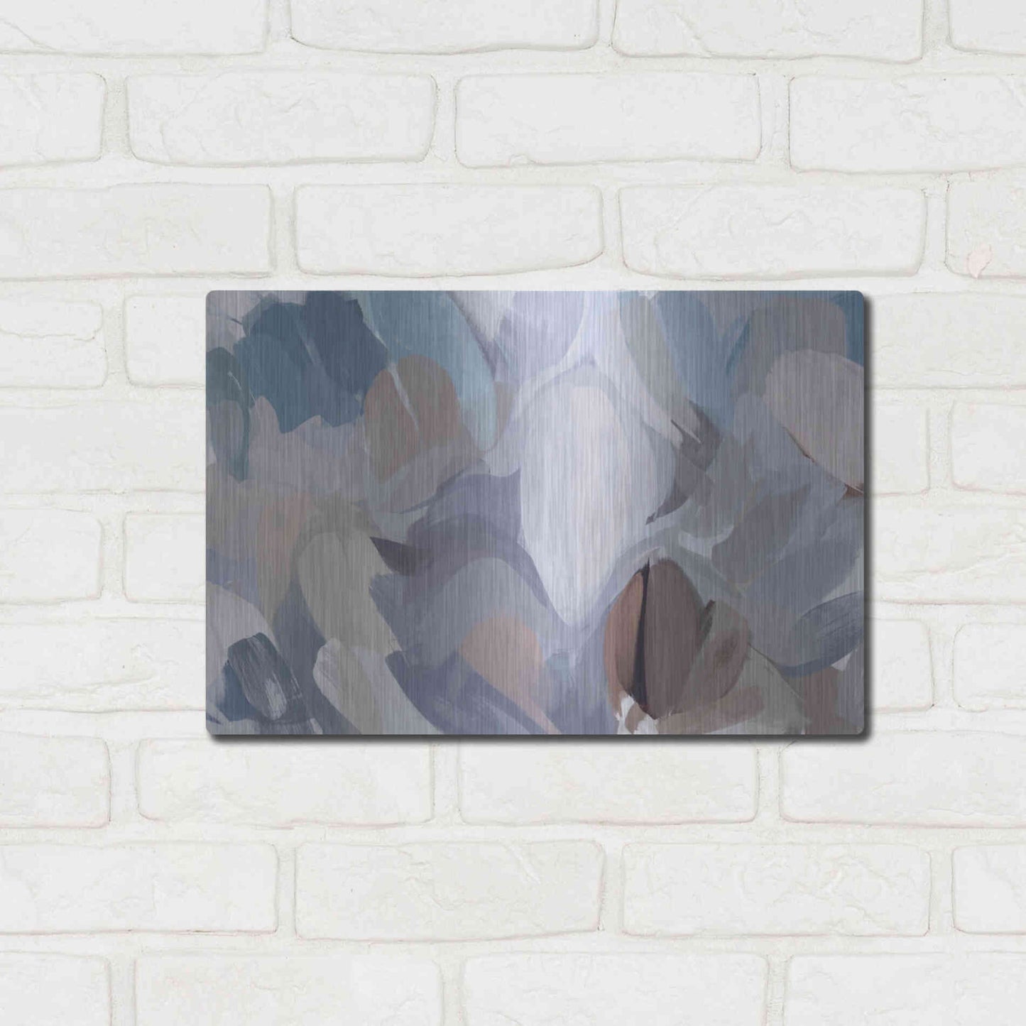 Luxe Metal Art 'The Color Movement 19' by Irena Orlov, Metal Wall Art,16x12