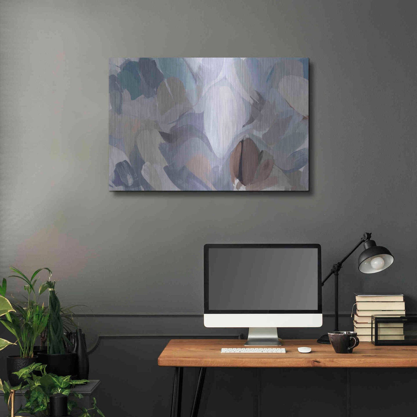 Luxe Metal Art 'The Color Movement 19' by Irena Orlov, Metal Wall Art,36x24