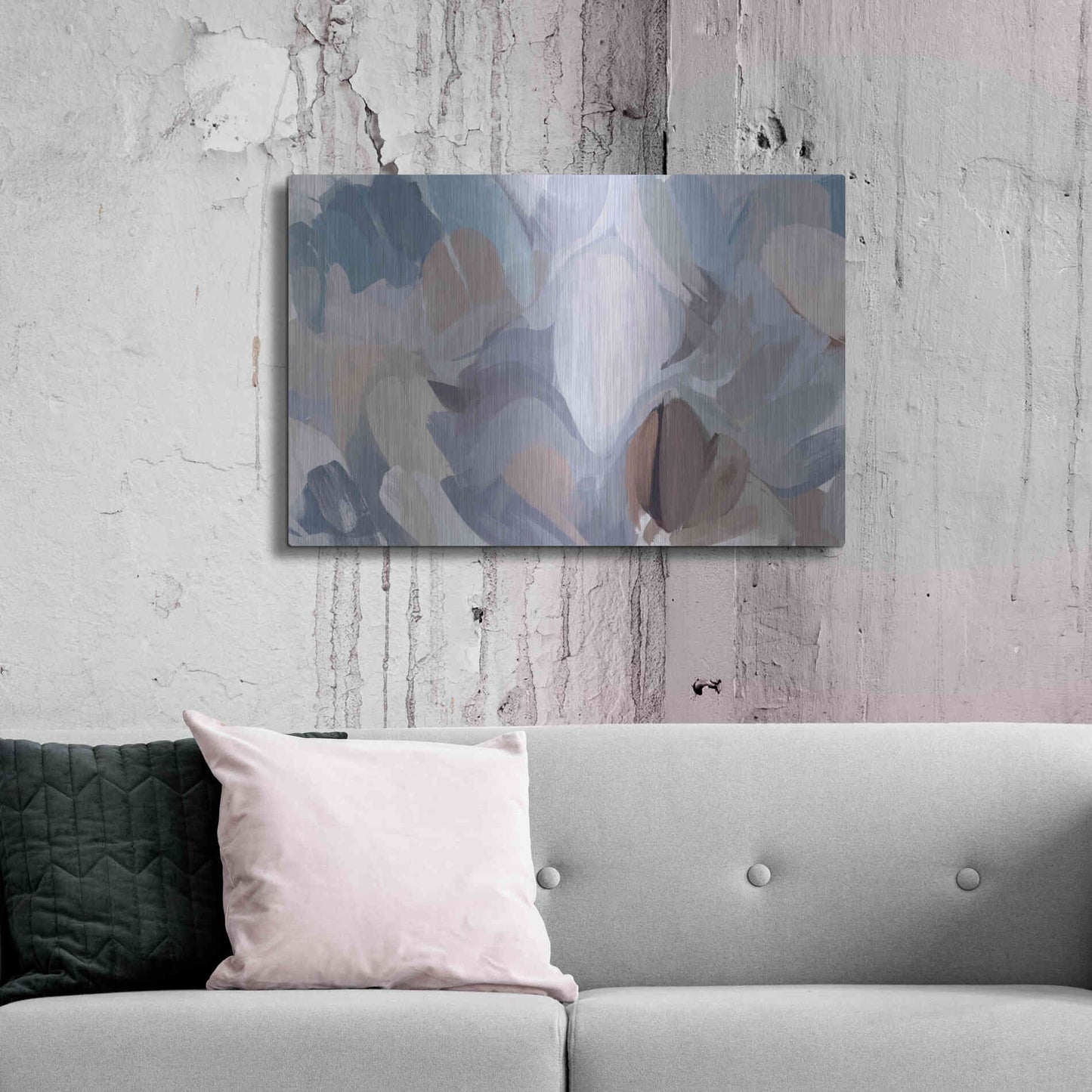 Luxe Metal Art 'The Color Movement 19' by Irena Orlov, Metal Wall Art,36x24