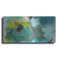 Luxe Metal Art 'The Shades of Green Abstract 2' by Irena Orlov, Metal Wall Art