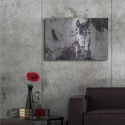 Luxe Metal Art 'Mustang Horse 22' by Irena Orlov, Metal Wall Art,36x24