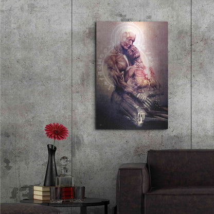 Luxe Metal Art 'Between The Teardrops' by Cameron Gray, Metal Wall Art,24x36