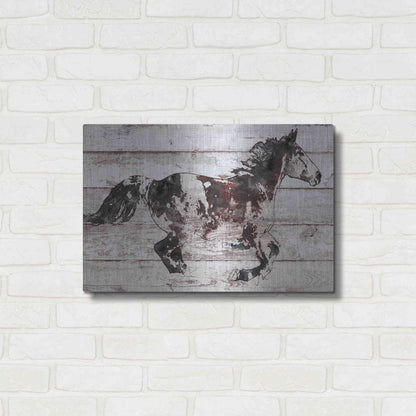 Luxe Metal Art 'Running Arabian Horse' by Irena Orlov, Metal Wall Art,24x16