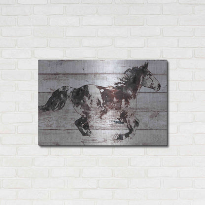 Luxe Metal Art 'Running Arabian Horse' by Irena Orlov, Metal Wall Art,36x24