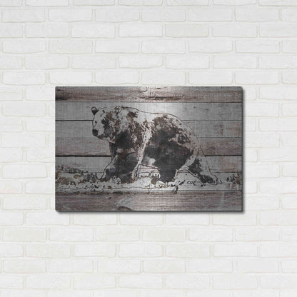Luxe Metal Art 'Black Bear 1' by Irena Orlov, Metal Wall Art,36x24