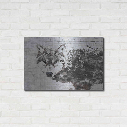 Luxe Metal Art 'Lone Wolf' by Irena Orlov, Metal Wall Art,36x24