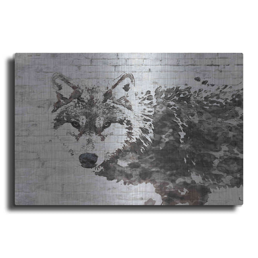 Luxe Metal Art 'Lone Wolf' by Irena Orlov, Metal Wall Art