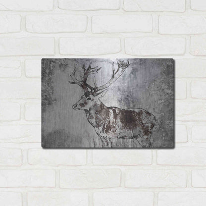 Luxe Metal Art 'Javan Rusa' by Irena Orlov, Metal Wall Art,16x12