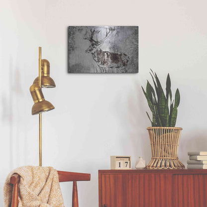 Luxe Metal Art 'Javan Rusa' by Irena Orlov, Metal Wall Art,24x16