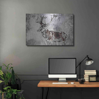 Luxe Metal Art 'Javan Rusa' by Irena Orlov, Metal Wall Art,36x24
