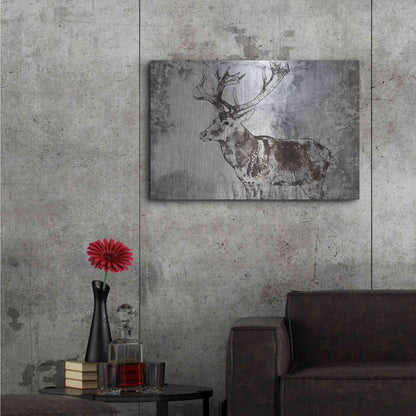 Luxe Metal Art 'Javan Rusa' by Irena Orlov, Metal Wall Art,36x24