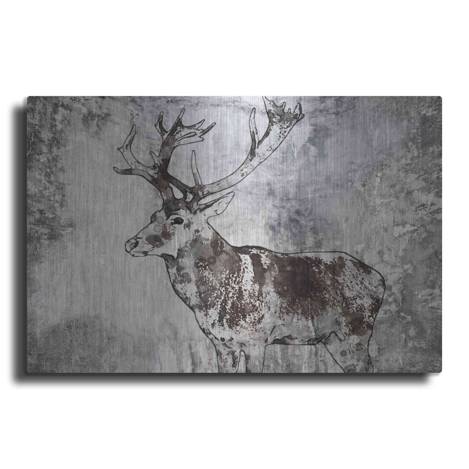 Luxe Metal Art 'Javan Rusa' by Irena Orlov, Metal Wall Art