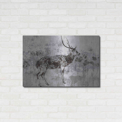 Luxe Metal Art 'Sika Deer 1' by Irena Orlov, Metal Wall Art,36x24