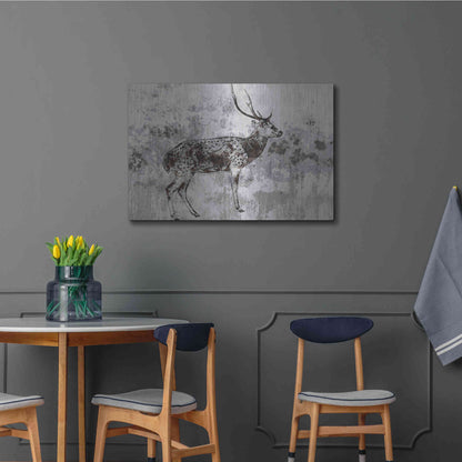 Luxe Metal Art 'Sika Deer 1' by Irena Orlov, Metal Wall Art,36x24